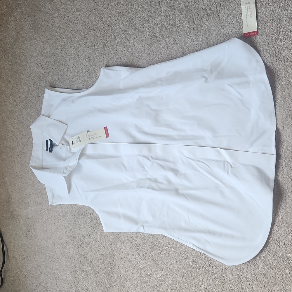 Sleeveless Talbots Button Down Shirt